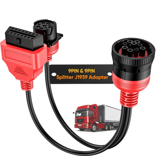 Autel J1939 to OBD2 Adapter Cable for Truck Diagnostics