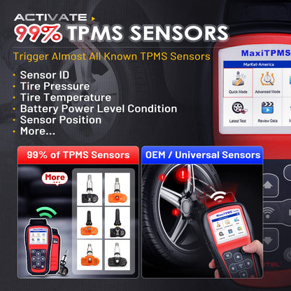 Autel MaxiTPMS TS508WF WiFi TPMS Programming & Reset Tool 2025