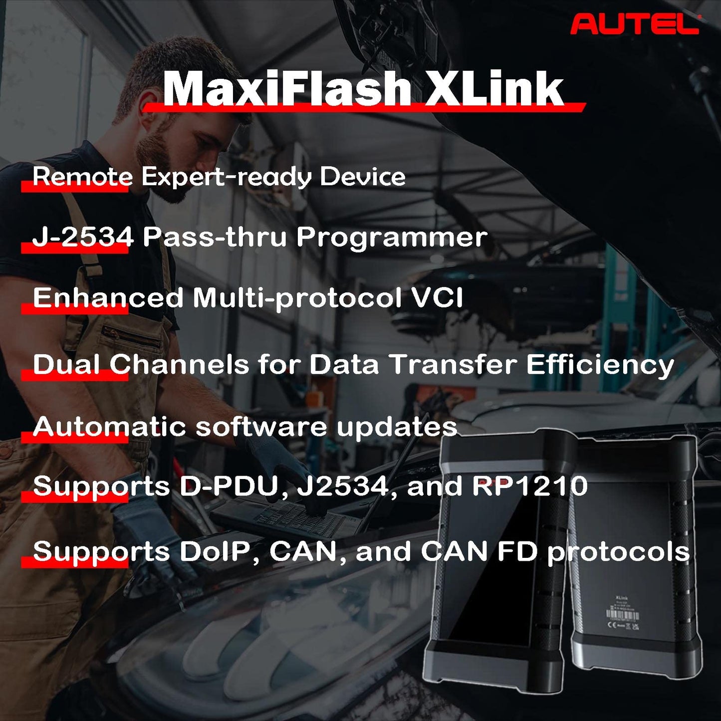 Autel MaxiFlash XLink J2534 VCI Programming Tool