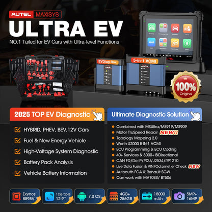 Autel MaxiSYS Ultra EV 2025 – Advanced EV Diagnostic & Battery Analyzer