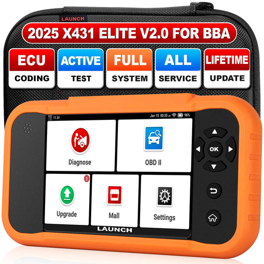 LAUNCH X431 Creader Elite BBA 2.0 BMW Benz VW Audi Scanner 2025