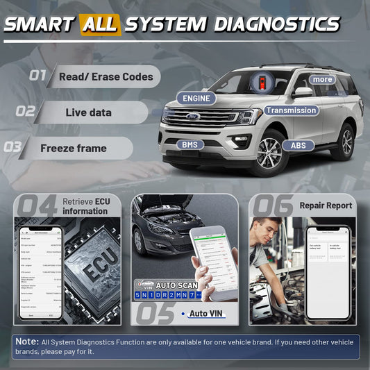Autel MaxiBAS BT508 Car Battery Tester 6V/12V Load & Charging System