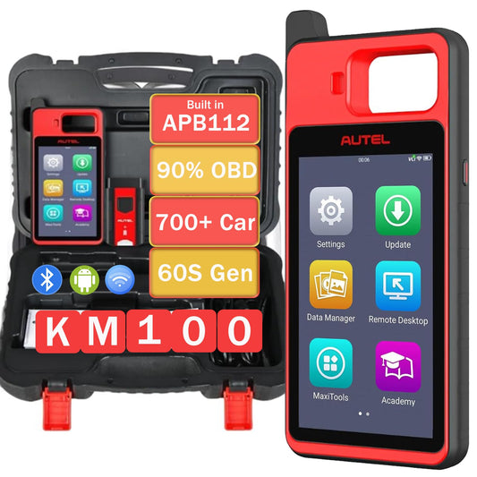 Autel MaxiIM KM100 Key Programmer – Fast OBD Learning & APB112 Built-In