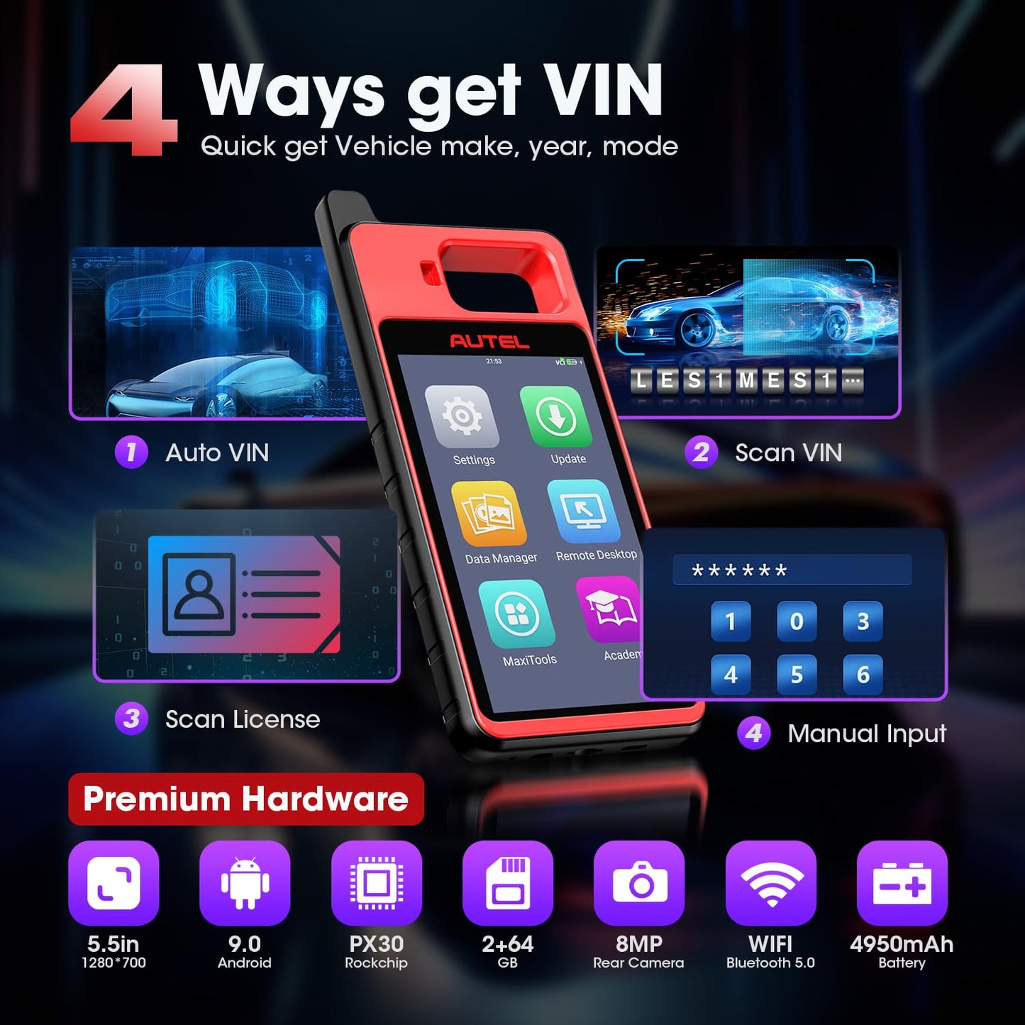 Autel MaxiIM KM100 Programmer for 700+ Cars, Lifetime Updates