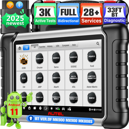 Autel MaxiCOM MK808BT PRO Bluetooth Scan Tool – 3000+ Tests & 28+ Services