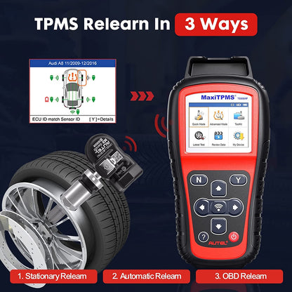 Autel TS601 TPMS Tool + 100 MX-Sensors OBD2 Kit