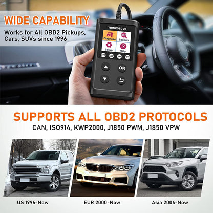 ThinkOBD 20 OBD2 Code Reader – Check Engine & Reset Tool