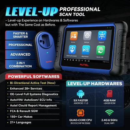 Autel MaxiIM IM508S Scanner 2025 Upgrade – 3000+ Tests & 40+ Services