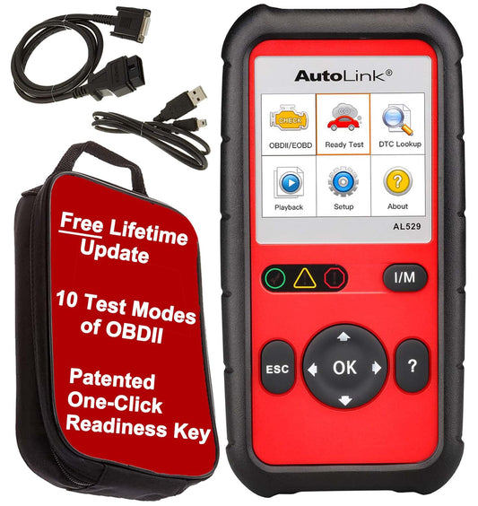 Autel AutoLink AL529 OBD2 Scanner - Advanced Code Reader & Live Data