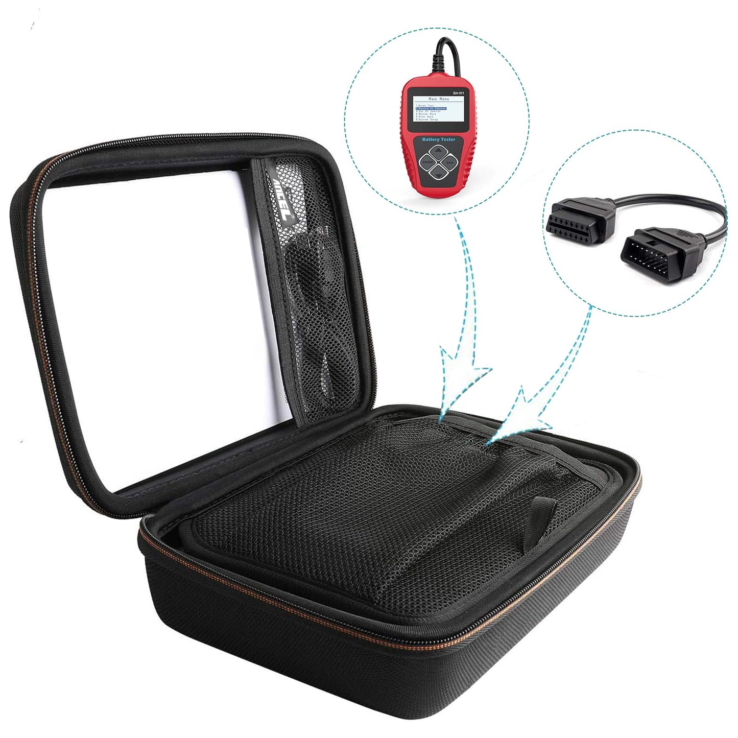 ANCEL Waterproof Shockproof EVA Storage Case for OBD2 Scanners