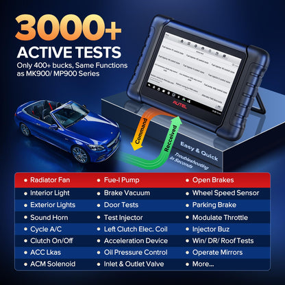 Autel MaxiCheck MX808S OBD2 Scanner – 2025 Bidirectional Tool