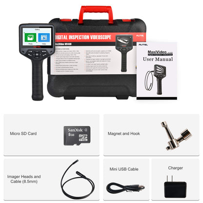 Autel MaxiVideo MV480 Dual-Camera HD Inspection Endoscope Tool