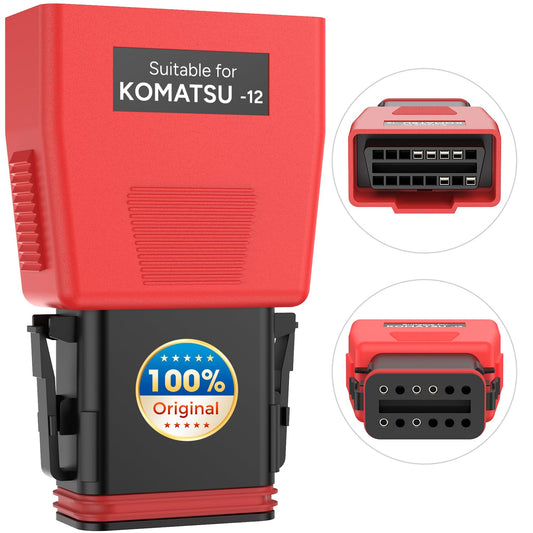 Autel Komatsu 12-PIN to OBD2 Adapter – Original for CV Scanners