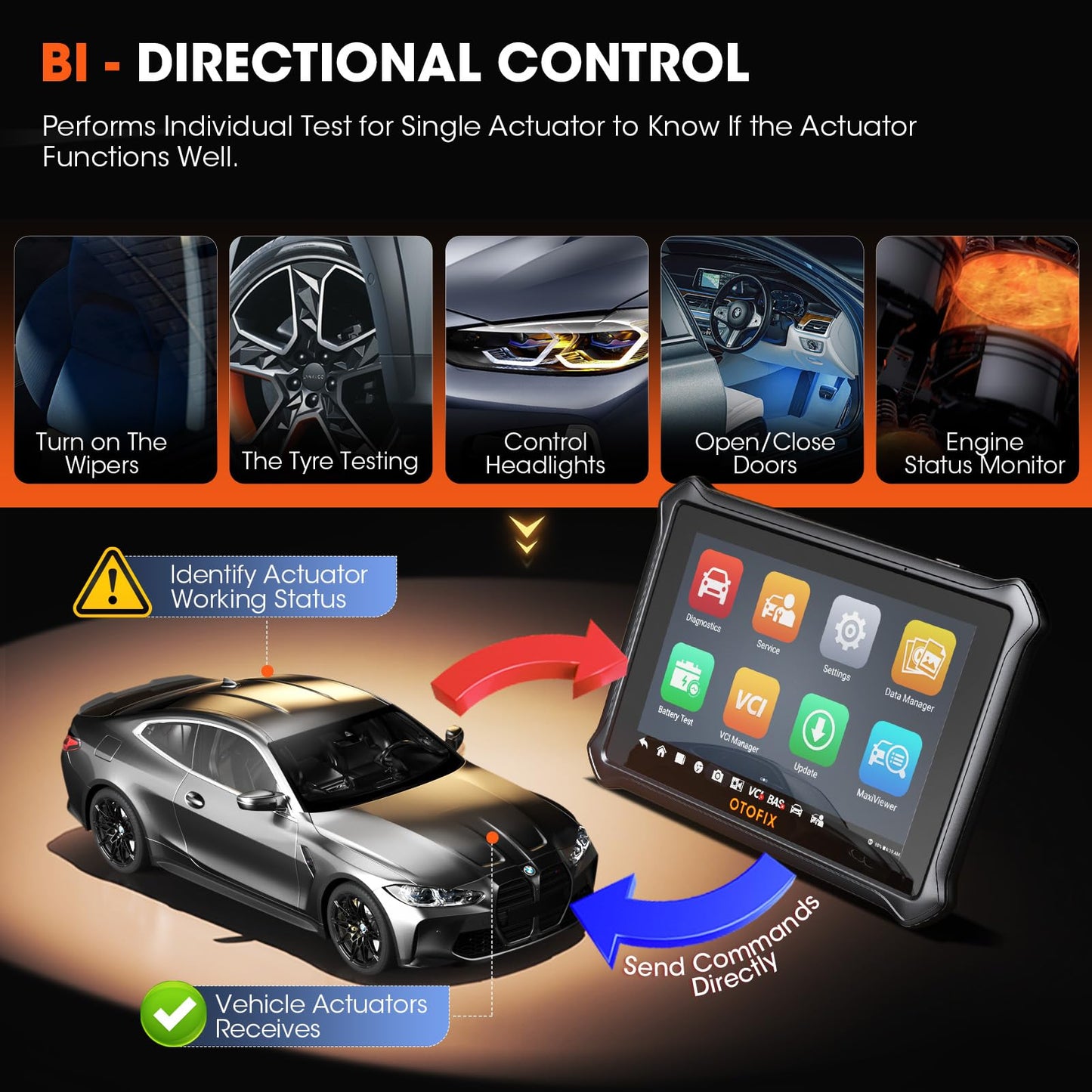 OTOFIX D1 Lite 2025 Bidirectional OBD2 Scanner with 38+ Services