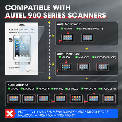 Autel 8" Screen Protector for MK900, MX900, MP900 Series