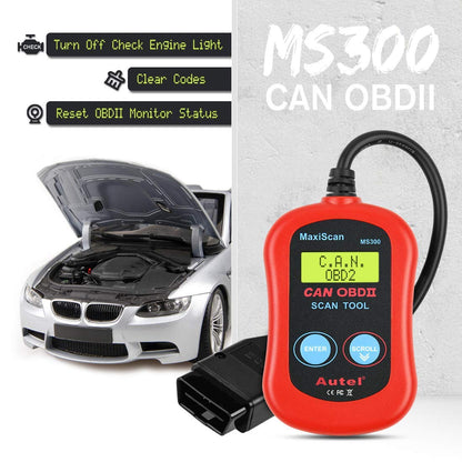 Autel MS300 OBD2 Code Reader – Check Engine Light Tool