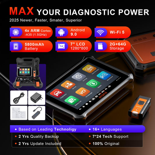 OTOFIX D1 Lite 2025 Car Scanner with Bi-Directional Control & 38+ Services