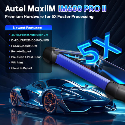Autel IM608 PRO II Scanner with XP400 PRO – ECU Coding & 3000+ Tests