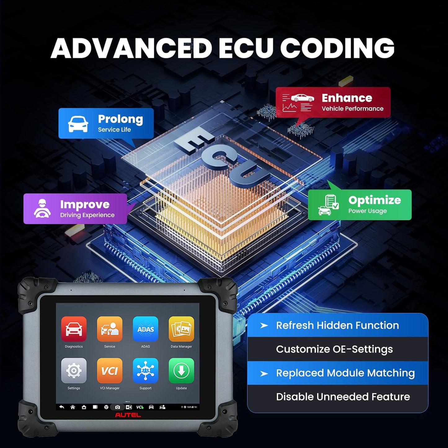 Autel MaxiSYS Elite II Pro with MV108S – ECU Coding & Intelligent Diagnosis