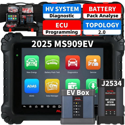Autel MaxiSys MS909EV EV Scanner – ECU Programming & HV Diagnostics