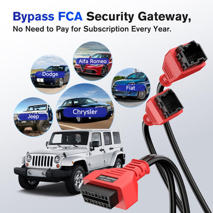 Autel 12+8 OBD2 Adapter Cable for Chrysler FCA SGW Bypass