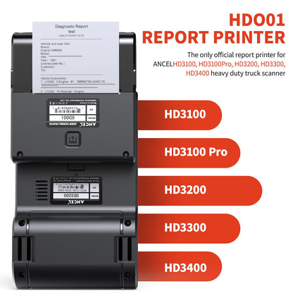 ANCEL HD Series Printer for Diesel Truck Scanners – Fast Diagnostic Printing