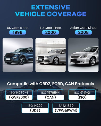 MUCAR CDE900 OBD2 Scanner with ABS, SRS & Transmission Diagnostics