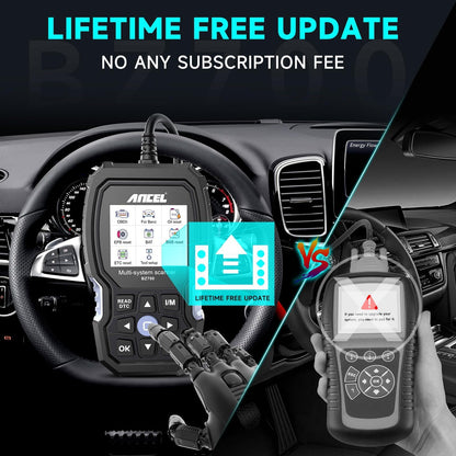 ANCEL BZ700 Mercedes OBD2 Scanner with Full System Diagnostics