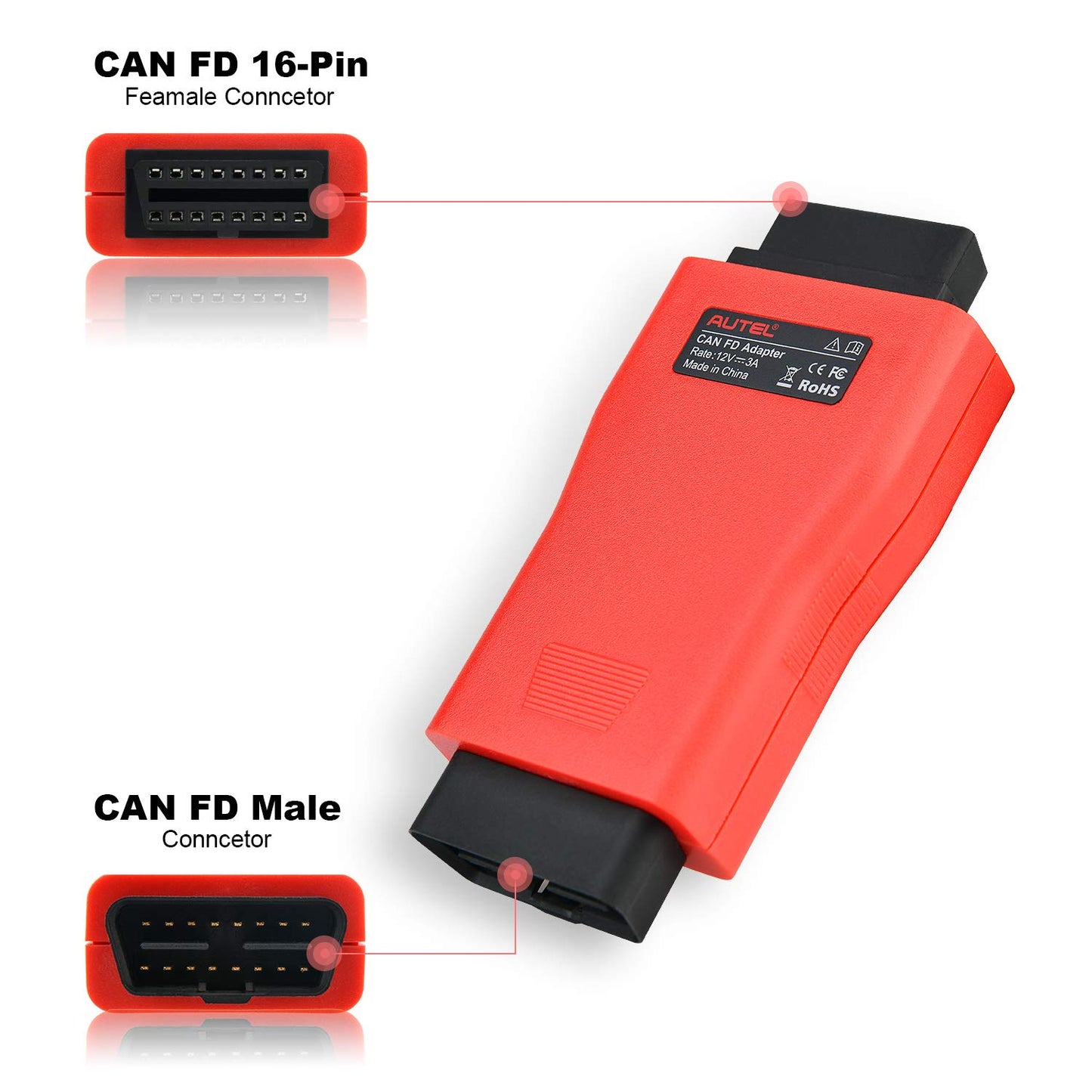 Autel 14-Pin Volvo CV Adapter – Original for MS908CV/MS909CV