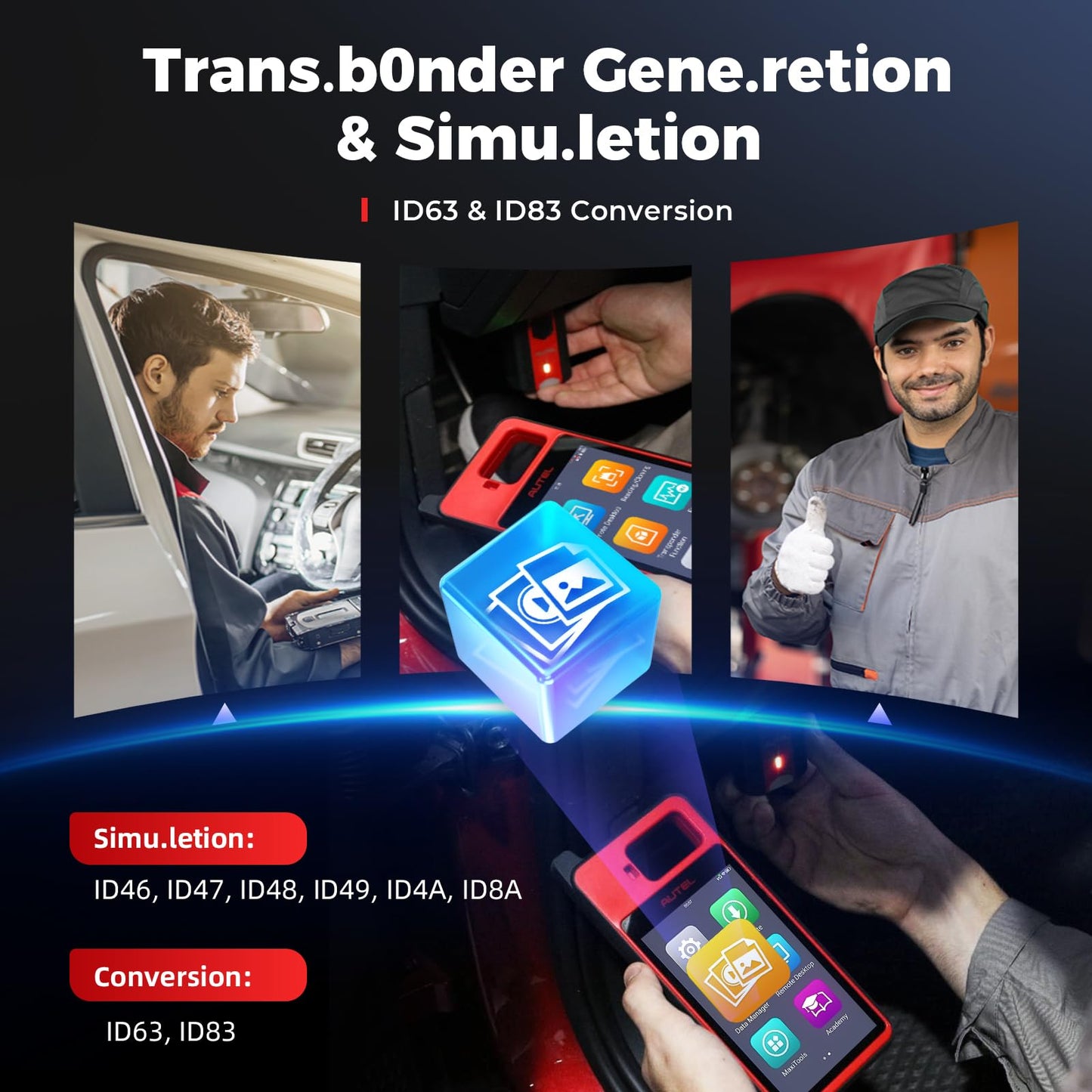 Autel K-M100E Key Programmer 2025 | Built-in APB112 & OBD Learning