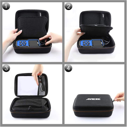 ANCEL Large Protective Case for OBD2 Scanner & Diagnostic Tools - Durable Storage Box