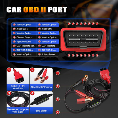Autel MaxiBAS BTMS OBD2 Memory Saver – 12V Battery Backup Tool