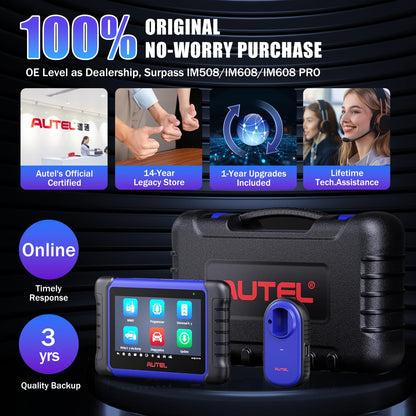 Autel IM508S Pro + XP400 Pro Scanner – All-System Key Programming Tool