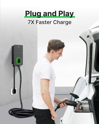 Autel Level 2 EV Charger 40A – NEMA 14-50, 240V Indoor/Outdoor