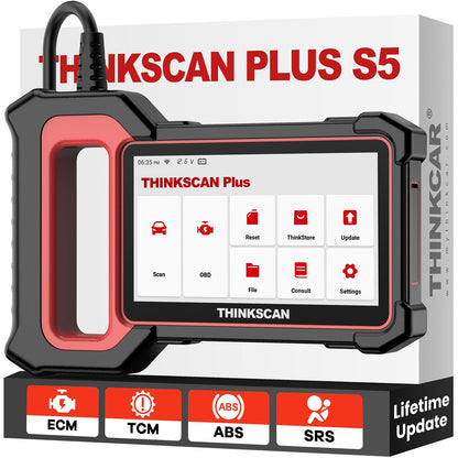 ThinkScan Plus S5 OBD2 Scanner – 4 Systems + WiFi Update