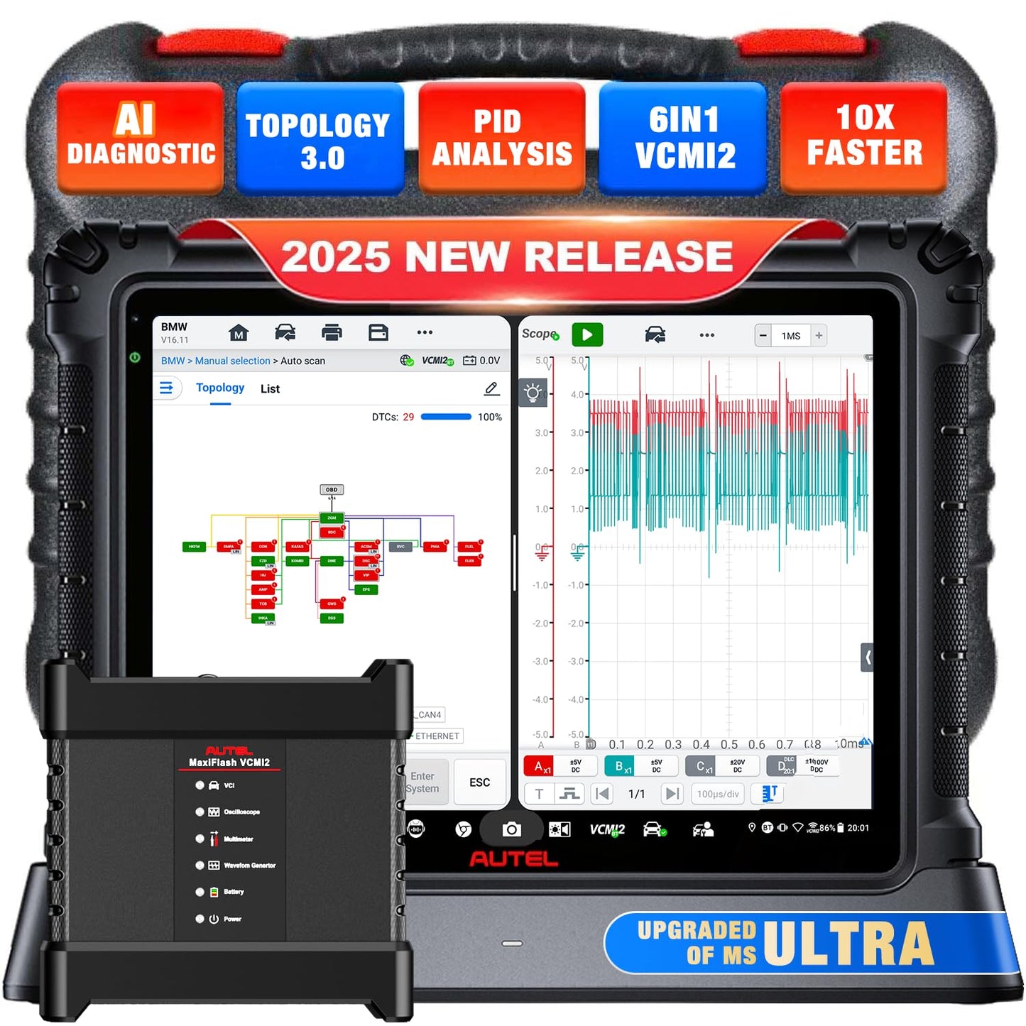 Autel MaxiSYS Ultra S2 2025 | AI Scanner with ECU Programming