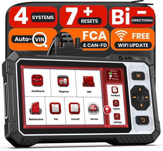 ANCEL FX6000 Elite OBD2 Scanner – Bidirectional ABS/SRS/Transmission Diagnostic Tool