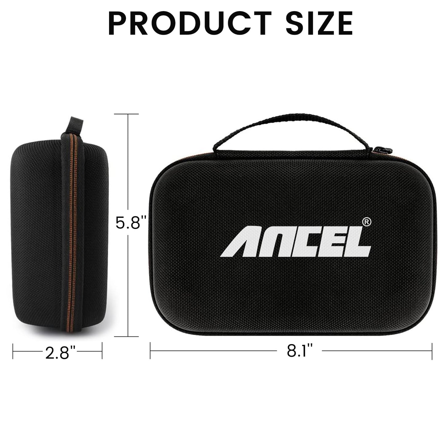 ANCEL Waterproof Shockproof EVA Storage Case for OBD2 Scanners