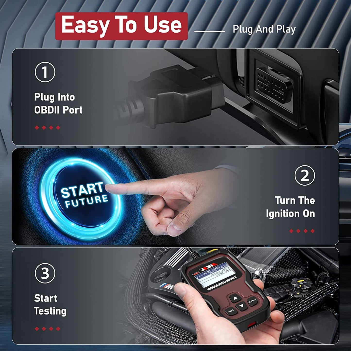 ANCEL JP700 JOBD OBD2 Scanner for Japanese Cars – Check Engine Light Tool