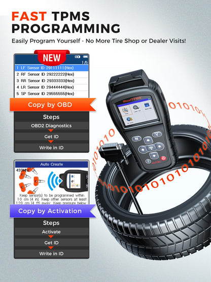 Autel MaxiTPMS TS408S TPMS Tool – 2025 Relearn & Programming