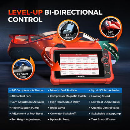 LAUNCH X431 CRP919X OBD2 Scanner – ECU Coding & 35+ Reset Functions