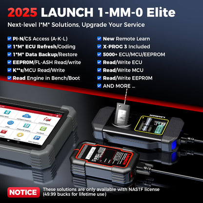 LAUNCH X431 IMM Elite with X-PROG3 ECU Programmer & 39+ Services