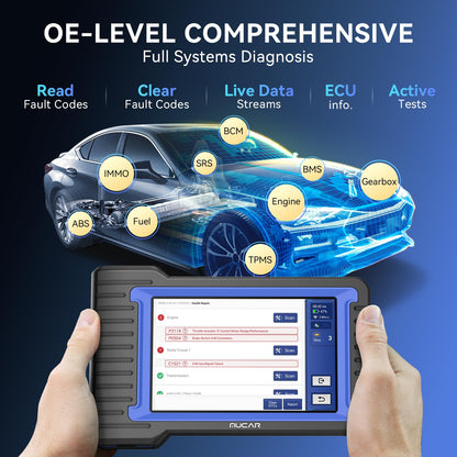 MUCAR VO7 OBD2 Scanner with 28+ Reset & Bidirectional Control