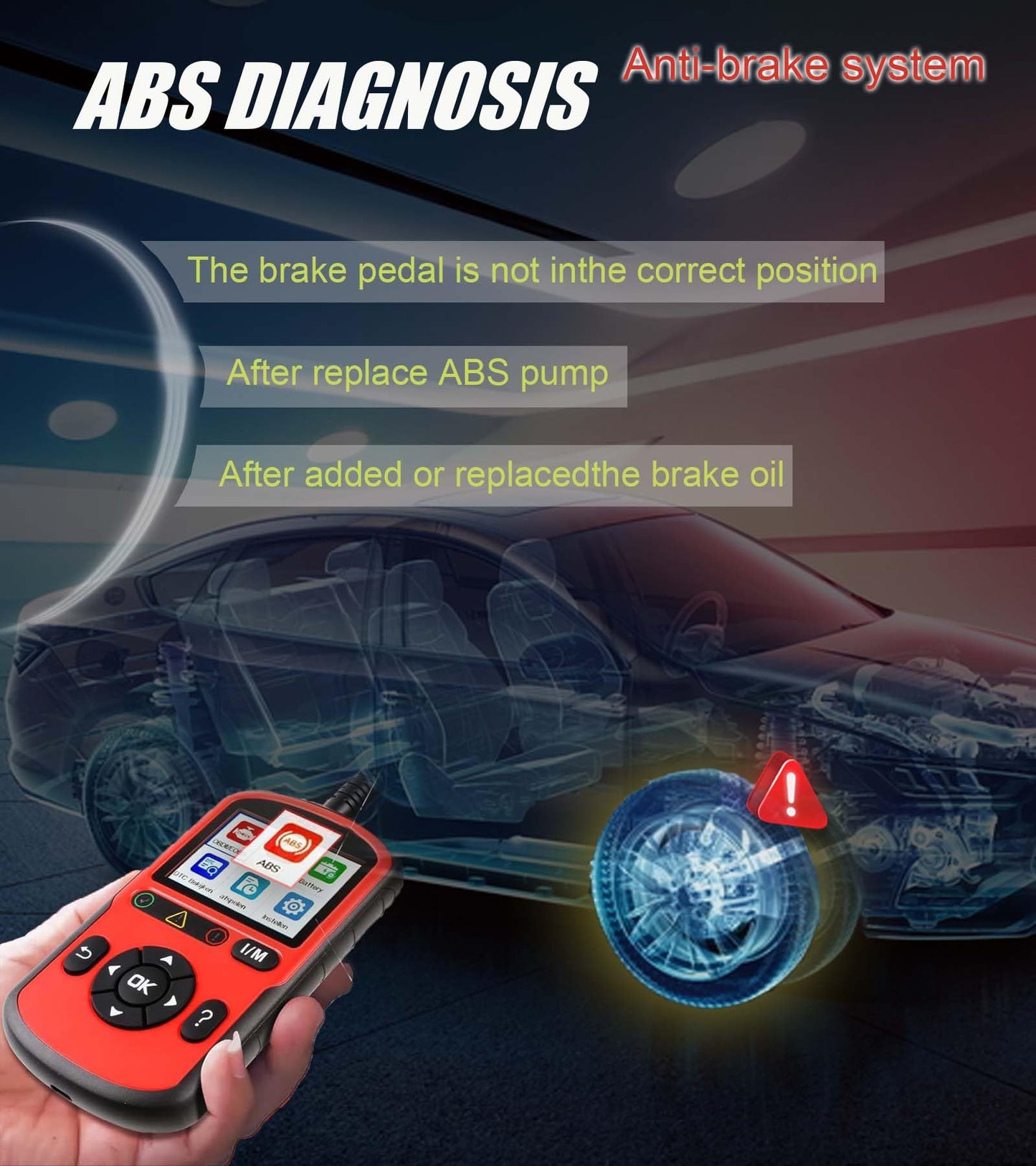 Autel AutoLink AL549 OBD2 Scanner with ABS & Battery Test