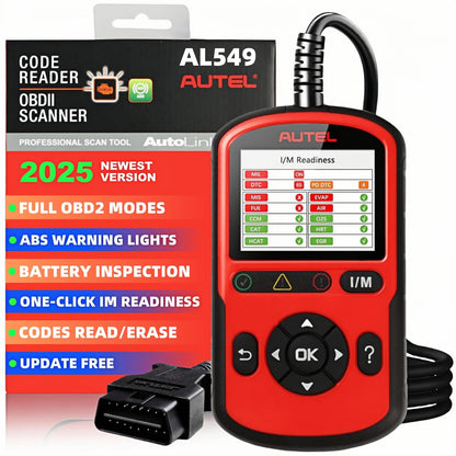 Autel AutoLink AL549 OBD2 Scanner – ABS Code Reader & Battery Tester