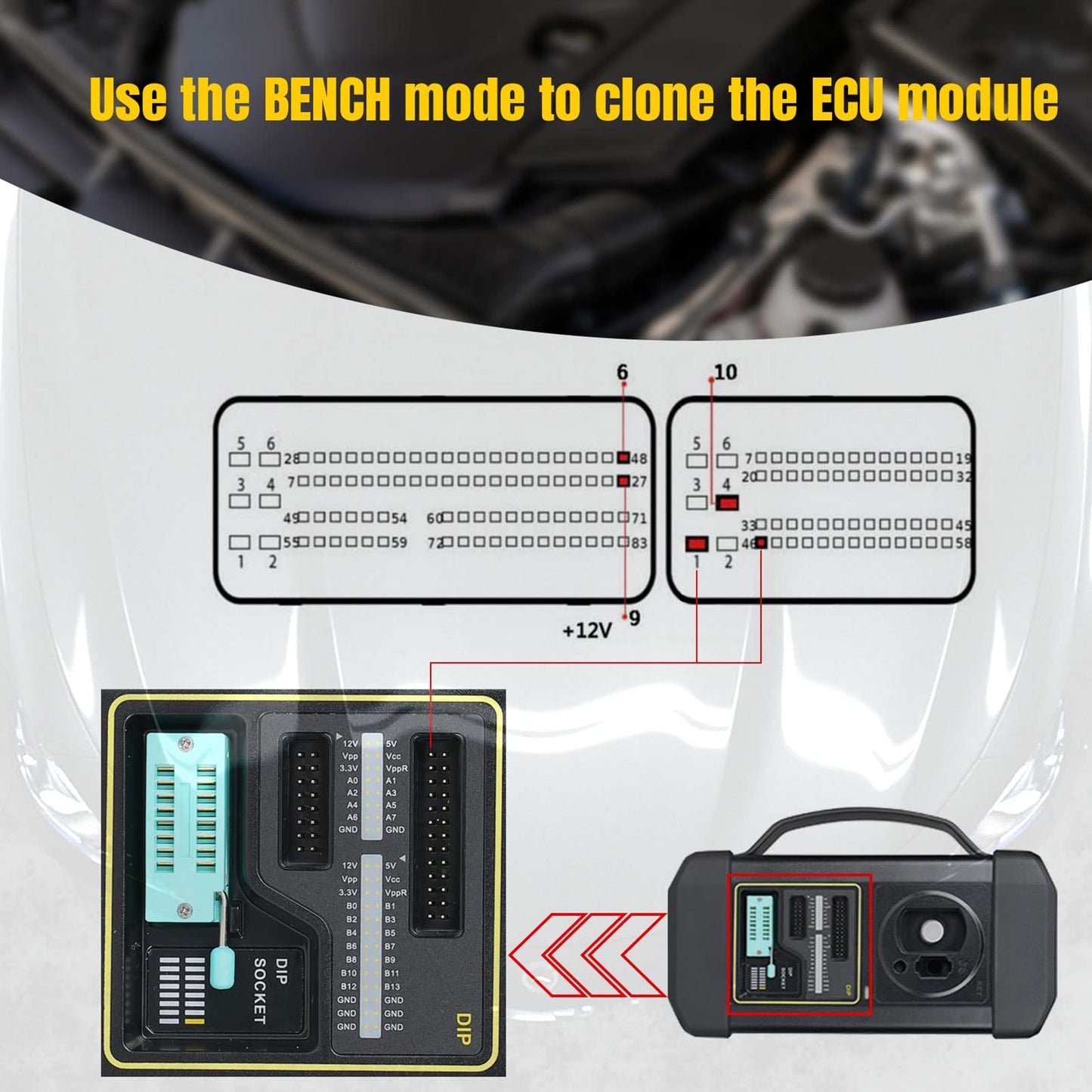 LAUNCH X431 MCU3 Programmer Kit for Mercedes ECU/TCU