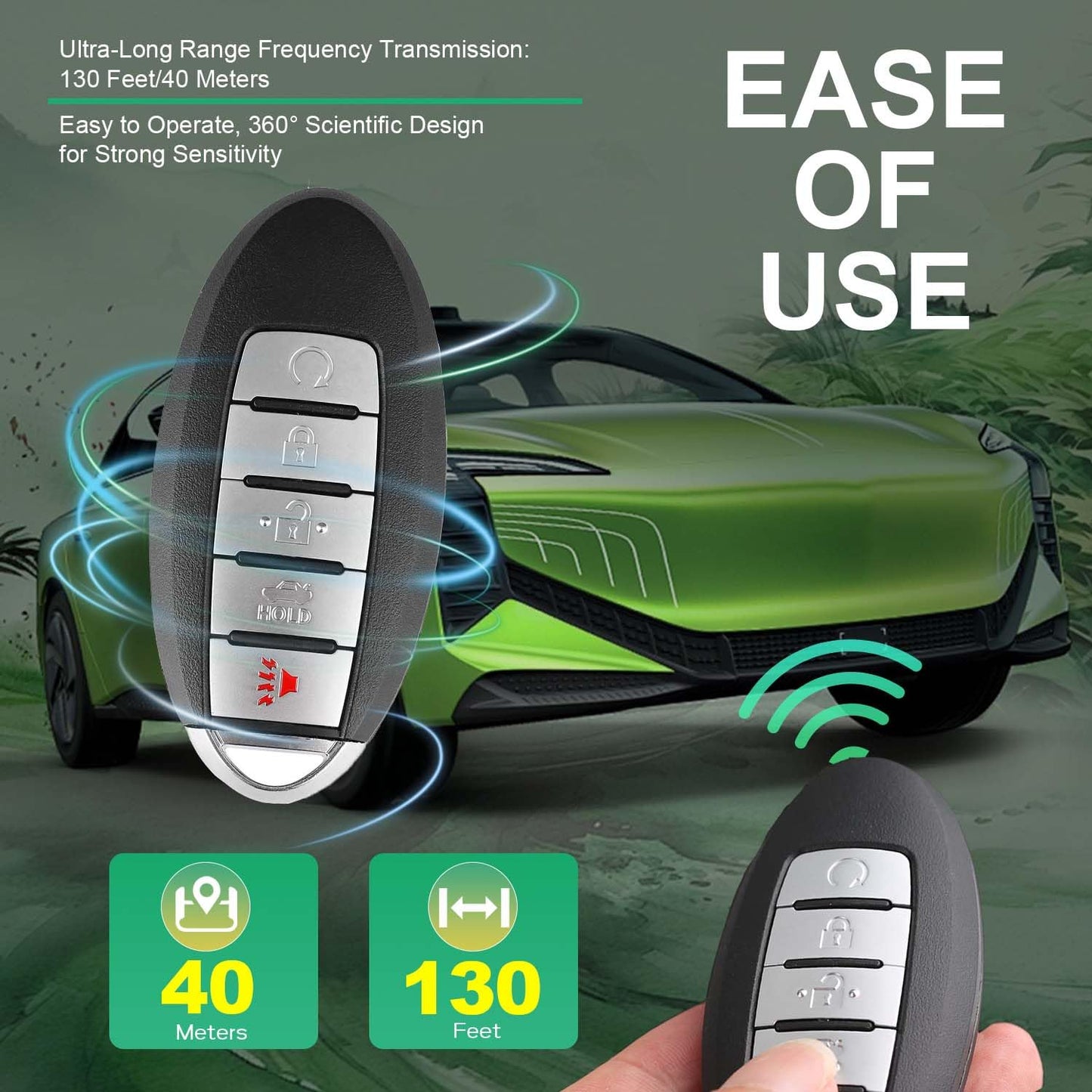 Autel IKEYNS5TPR Nissan Smart Key – 5 Button, Programmable