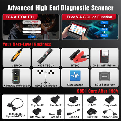 LAUNCH X431 PRO V 4.0 Elite – 2025 Full OBD1 & OBD2 Bidirectional Scanner