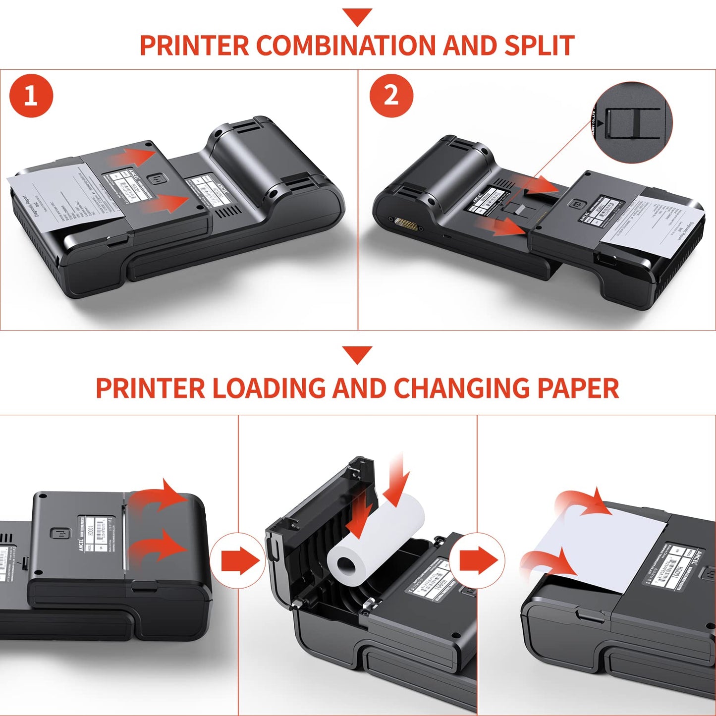 ANCEL HD Series Printer for Diesel Truck Scanners – Fast Diagnostic Printing