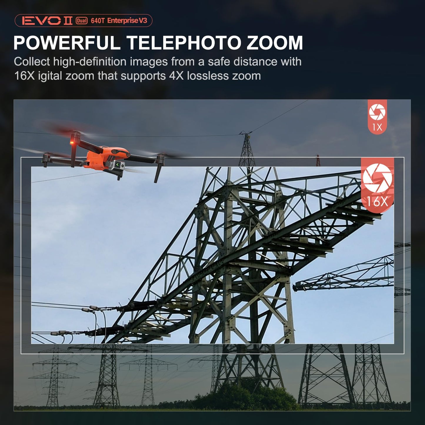 Autel EVO II Dual 640T V3 Enterprise Drone with 8K & Thermal